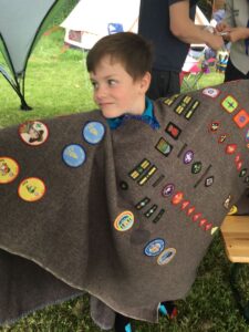A Poncho Style Camp Blanket